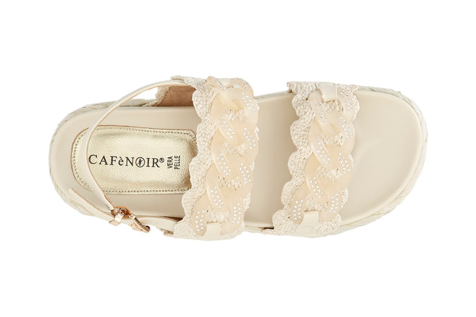 SANDALO DOPPIA FASCIA CON CATENA