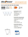 Alca Power GU10 6W 175-250V 470LM 6000K lampadina dicroica led box da 3pz
