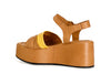 SANDALO GILDA BICOLORE IN PELLE