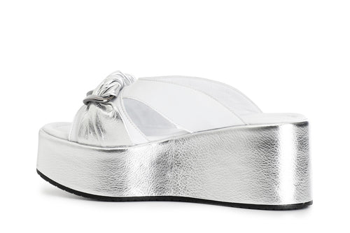 CIABATTA IN PELLE CON CATENA