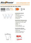 Alca Power GU10 6W 175-250V 470LM 3000K lampadina dicroica led box da 3pz