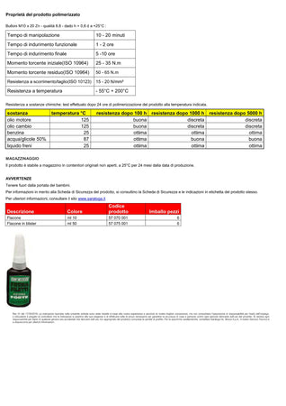 Saratoga Azione Forte 327 da 10ml frena filetti