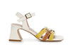 SANDALO GILDA IN PELLE E PELLE SCAMOSCIATA CON ACCESSORIO