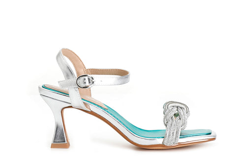 SANDALO DOPPIO NODO CON STRASS