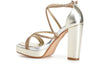 SANDALO DOPPIO INCROCIO CON STRASS