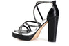 SANDALO DOPPIO INCROCIO CON STRASS