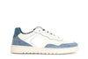 SCARPA IN PELLE E PELLE SCAMOSCIATA ALLACCIATA MULTICOLOR