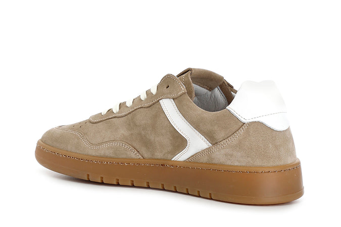 SCARPA IN PELLE SCAMOSCIATA ALLACCIATA