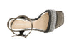 SANDALO GILDA EFFETTO LAMINATO CON MIGNON STRASS DAVANTI
