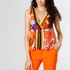 BLUSA SMANICATA STAMPA