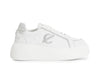 SNEAKERS CON RIPORTI GLITTER E LOGO RICAMATO