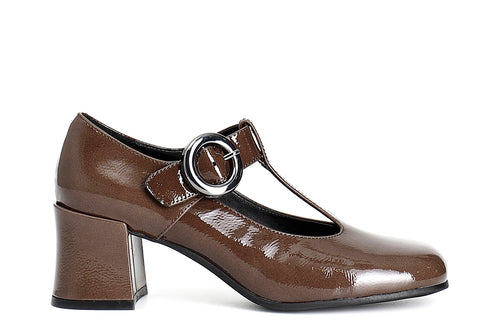 SCARPA IN VERNICE CON FIBBIA