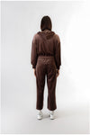FELPA FULL ZIP IN CINIGLIA