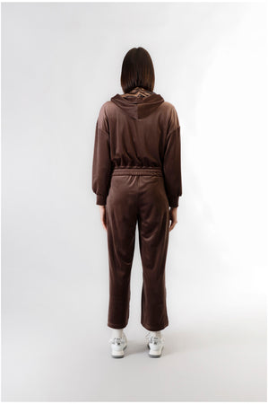FELPA FULL ZIP IN CINIGLIA
