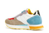 SNEAKERS IN PELLE SCAMOSCIATA E TESSUTO