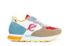 SNEAKERS IN PELLE SCAMOSCIATA E TESSUTO
