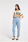 DENIM COCOON CON PLACCHETTE