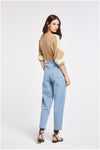 DENIM COCOON CON PLACCHETTE