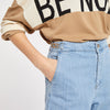 DENIM COCOON CON PLACCHETTE