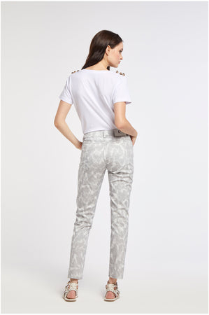 PANTALONE 5 TASCHE STAMPATO