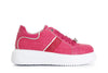 SNEAKERS IN RAFIA CON STRASS LATERALE EACCESSORI GIOIELLO LEVA E METTI