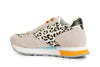 SNEAKER IN PELLE SCAMOSCIATA E CAVALLINO