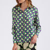 CAMICIA  IN SATIN DI VISCOSA STAMPATA
