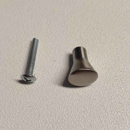 FF Group pomolo per mobili a cono colore nichel opaco