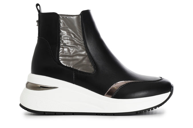 TRONCHETTO CON RIPORTO IN NYLON