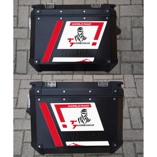Adesivi 3D Borse Laterali compatibili con Yamaha Tenere 700 Rally Edition 2022