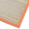 Stuoia da spiaggia e campeggio in paglia richiudibile con zip 180 x 60 cm