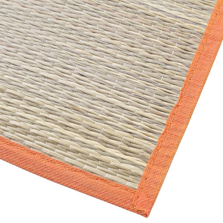 Stuoia da spiaggia e campeggio in paglia richiudibile con zip 180 x 60 cm
