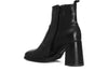 TRONCHETTO IN PELLE CON CUCITURA ORNAMENTALE