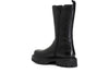 STIVALETTO 3/4 IN PELLE CON ELASTICO