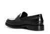 MOCASSINO IN PELLE ABRASIVATA IN TRE COLORI CON ACCESSORIO