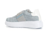 SNEAKERS IN CAMOSCIO CON FASCIA STRASS