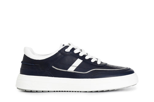 SNEAKERS UOMO IN PELLE SUOLA A CASSETTA