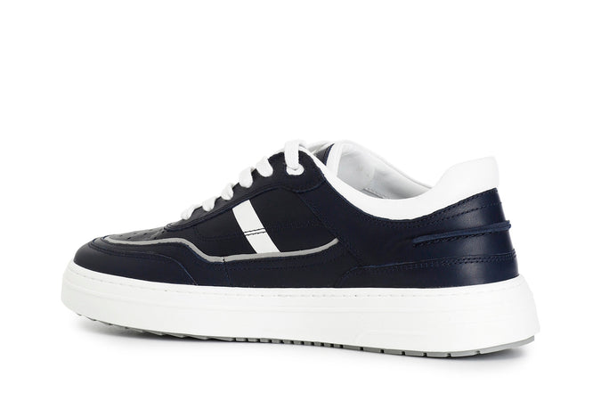 SNEAKERS UOMO IN PELLE SUOLA A CASSETTA