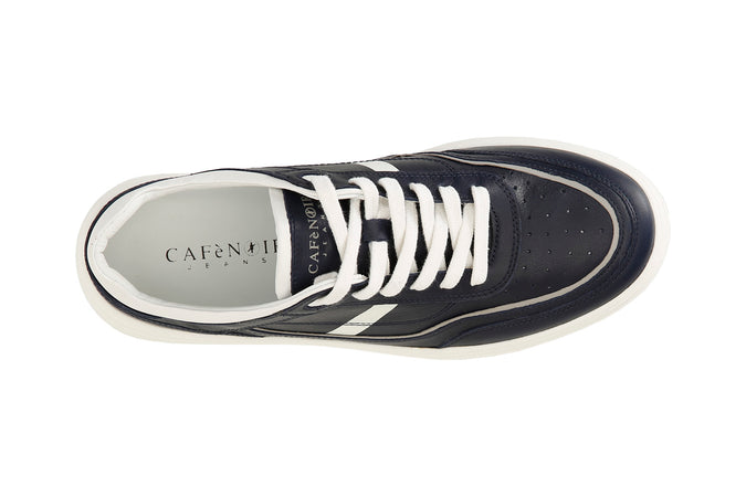 SNEAKERS UOMO IN PELLE SUOLA A CASSETTA