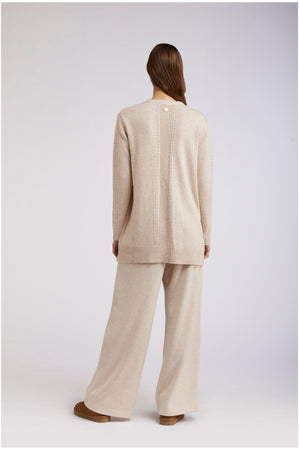 CARDIGAN MISTOLANA MOTIVO TRAFORO