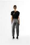 PANTALONE COCOON LAMINATO