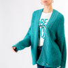 CARDIGAN MOULINè SENZA BOTTONI E  COLLOSCIALLATO
