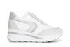 SNEAKERS SLIP ON IN PELLE E GLITTER
