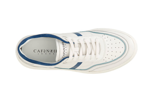 SNEAKERS UOMO IN PELLE SUOLA A CASSETTA