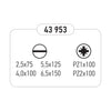 FF Group cacciavite set da 6pz croce e taglio