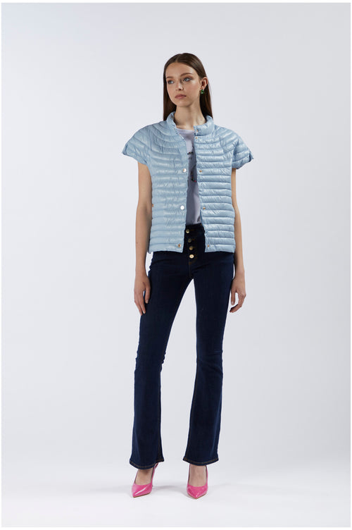 PIUMINO PRIMAVERILE CON MANICA AD ALETTA