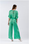 PANTALONI PALAZZO IN SATIN