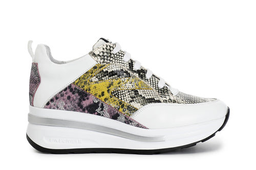 SNEAKER IN PELLE PATCHWORK