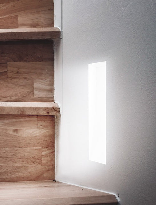 Faretto Gesso Verniciabile Rettangolare Incasso Scomparsa Parete Cartongesso GU10 mini