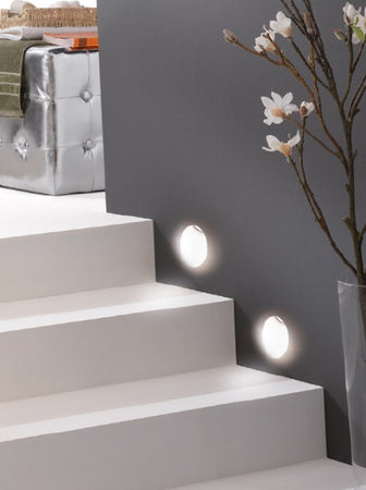 Faretto Incasso Scomparsa Segnapassi Gesso Verniciabile Tondo GU10 mini